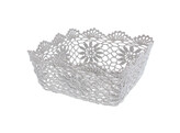 OTL Lace mand vierkant GM grijs