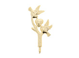 Art.4670 heart with 2 doves on peg