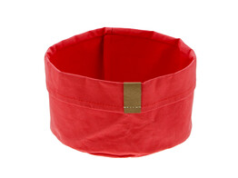  Paperlook  mand 20 cm rood