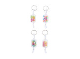 Plexi snoep kraaltjes sleutelhanger
