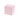 Kubus 5 x 5 x 5 cm licht roze mat