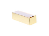 Sleeve box with transparant lid gold