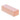 Sleeve box with transparant lid peach