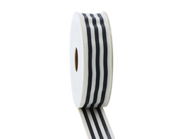 Band Candy Stripe 25 mm x 15 m Farbe 88 schwarz