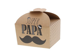 Doos vlindersluiting 500 gr.  Moustache  papa