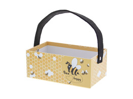 Bee happy  panier droit avec anse rectangulaire