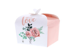 Doos vlindersluiting 500 gr.  Rosie  with love Engels