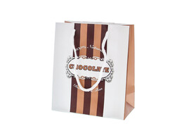  Chocolate lines  papieren zak medium