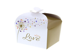 Doos vlindersluiting 125-150 gr.  Dandelion  with love