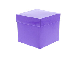 Cube 80 x 80 x 75mm lilac
