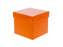 Cube 80 x 80 x 75mm orange