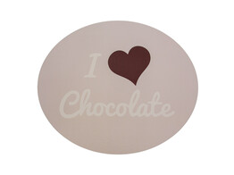 Pancarte  I love chocolate 