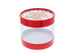 OTL  Cookie  peperkoekenman doos met deksel rond GM