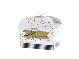 Doos vlindersluiting 250 gr.  Hearts  maman