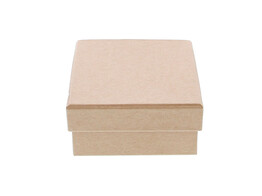 Square box with lid SM kraft