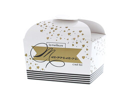 Doos vlindersluiting 500 gr.  Hearts  maman