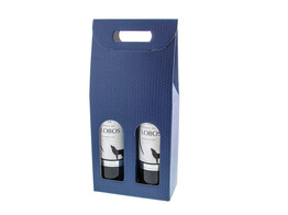 Box Spot 2 bottles dark blue