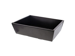 Basket Pelle 29 x 21 x 9 cm black