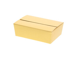 Ballotin 6 chocolates gold shiny