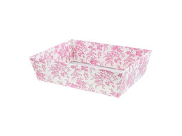 Basket  Toile  40 x 30 x 11.5 cm fuchsia