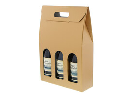 Box  Fibra  3 bottles gold