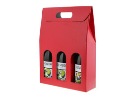 Box  Fibra  3 bottles red