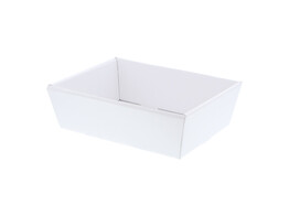 Mand  Fibra  23 x 17 x 8 cm wit