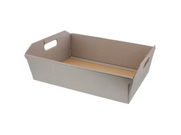 Basket linea 40 x 30 cm taupe