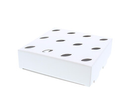 Inner piece for conical basket   cord bottom 15x15cm white