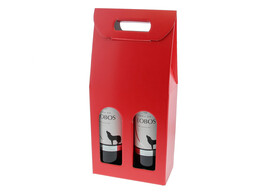 OTL Box fur 2 Flaschen  Lino Rosso  rot