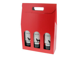 OTL Boite 3 bouteilles  Lino Rosso  rouge
