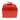 Boite papillon 500 gr. rouge
