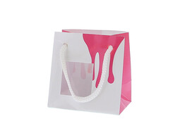  Picca  papieren zak mini fuchsia