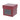 Cube with window 250 gr. burgundy