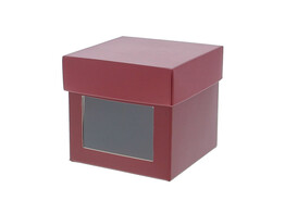 Cube with window 250gr.