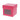 Cube with window 250 gr. fuchsia