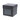 Cube with window 250 gr. black
