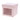 Cube avec fenetre 500 gr. rose claire