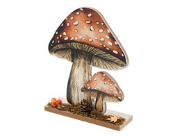  Mushroom mix  Deko stehend 2 Pilze