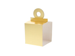 Cube holder 250 gr. gold