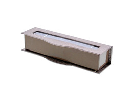 Window box 4 bonbons oblong bronze
