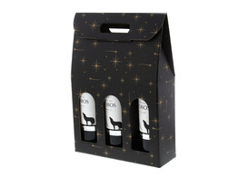 Boite  Stars  3 bouteilles noir