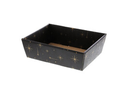 Panier  Stars  23 x 17 x 8  cm noir