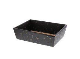 Basket  Stars  29 x 21 x 9  cm black