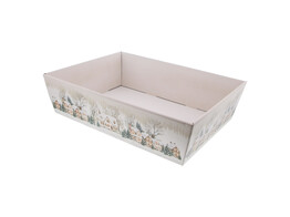 Basket  Snow village  40 x 30 x 11.5 cm