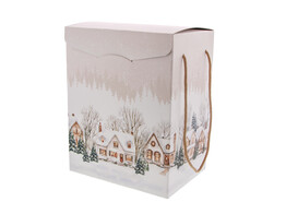 Segreto-Box  Snow village  280x200x350 mm mit Kordel