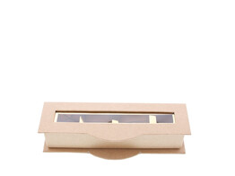 Window box 4 bonbons oblong kraft