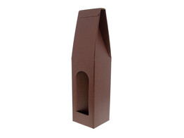 OTL  Seta  Windowbox fur 1 Flasche dunkelbraun