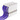 BEL satin 25 mm x 100 m purple 35
