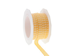 Band vichy 10 mm x 20 m gelb 705